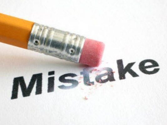 Biggest mistake in the world Biggest mistake in the world