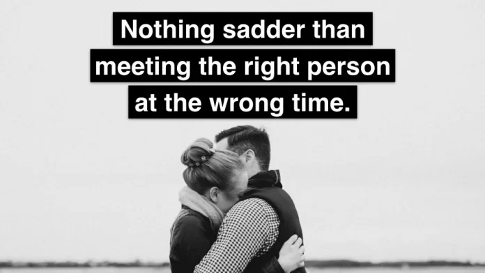 Right Person Wrong Time